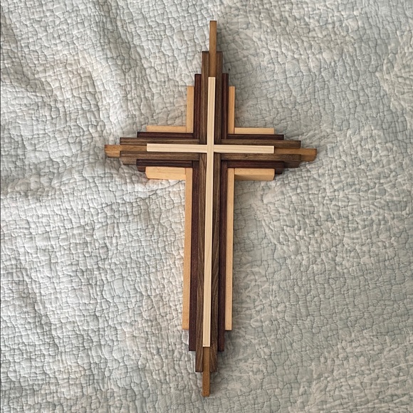 Wooden Cross Wall Decor - Picture 1 of 2